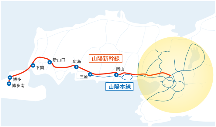 光ファイバネットワーク図（全体エリア）